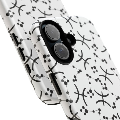 Tough Cases with the Pisces Zodiac sign for iPhone, Samsung Galaxy, and Google Pixel devices