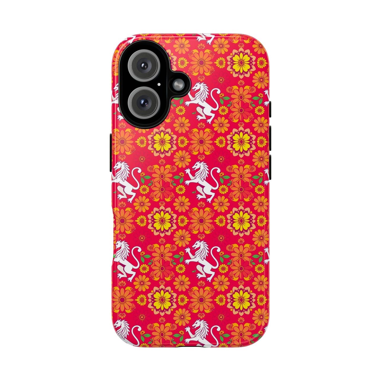 Tough Cases, Leo, Zodiac v4, Flower Pattern