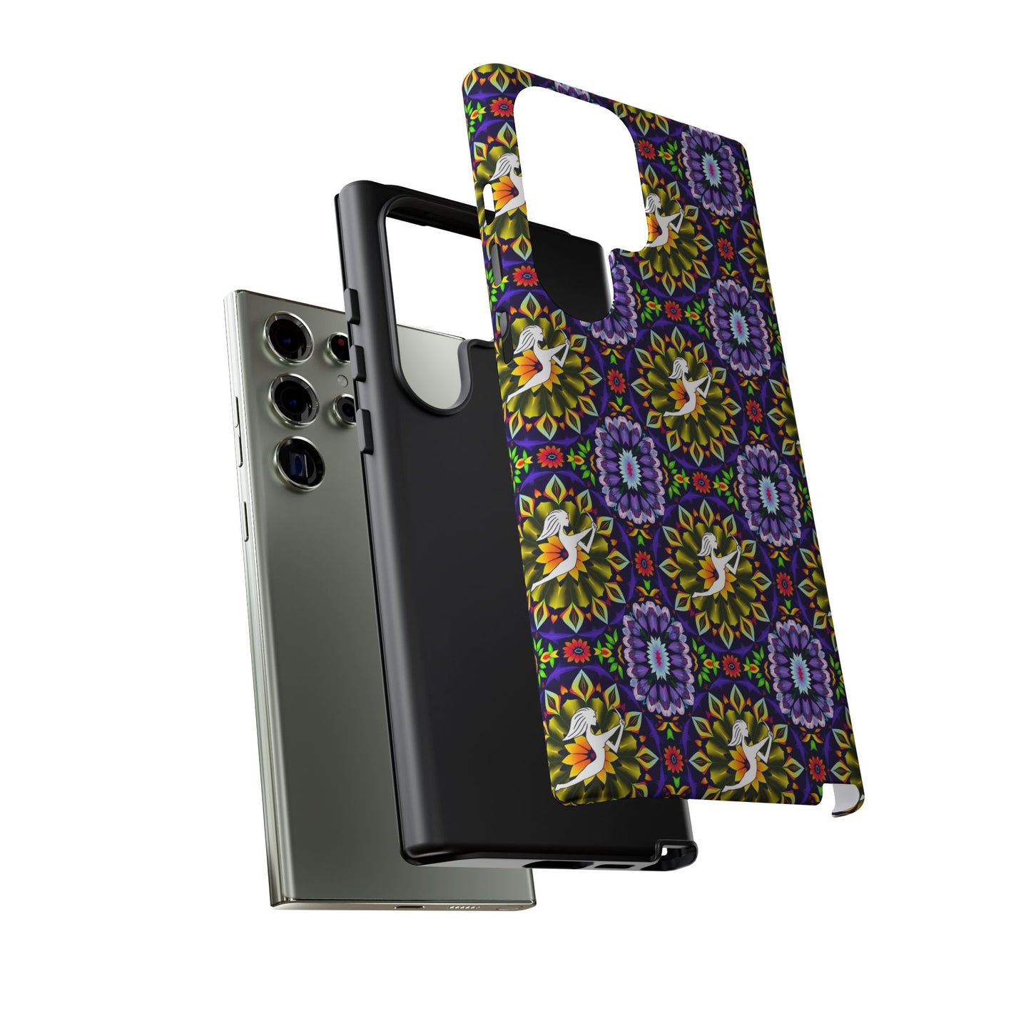 Tough Cases, Sagittarius, Zodiac v1, Flower Pattern