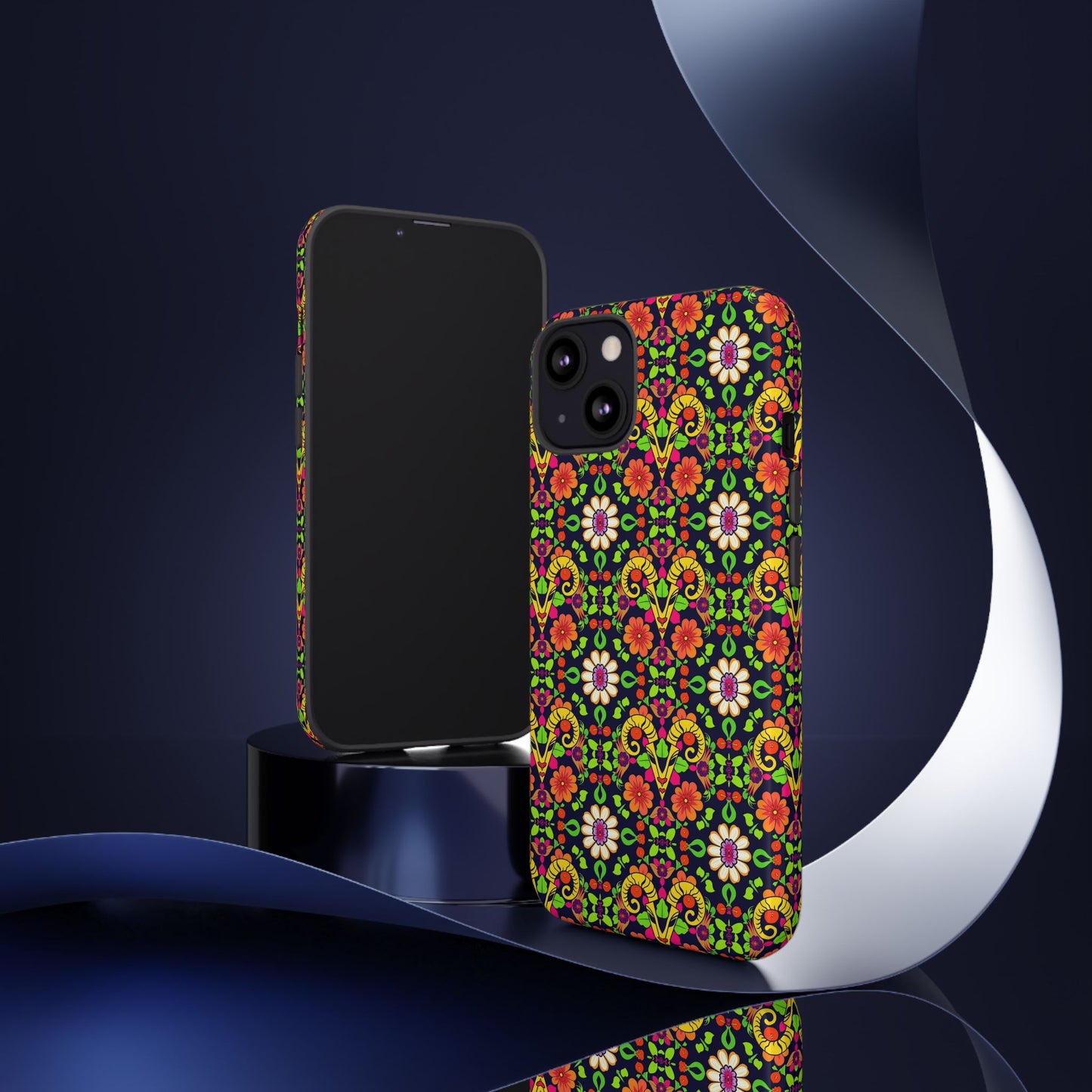 Tough Cases, Aries, Zodiac v4, Flower Pattern