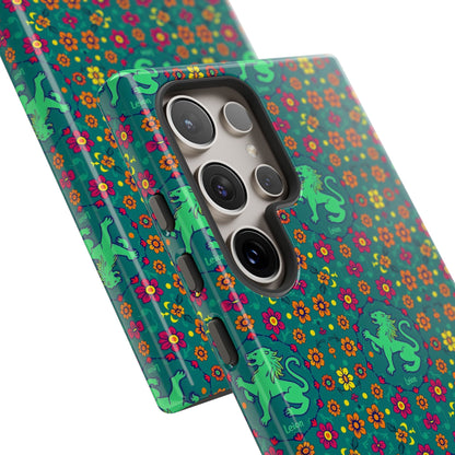 Tough Cases, Leo, Zodiac v3, Flower Pattern