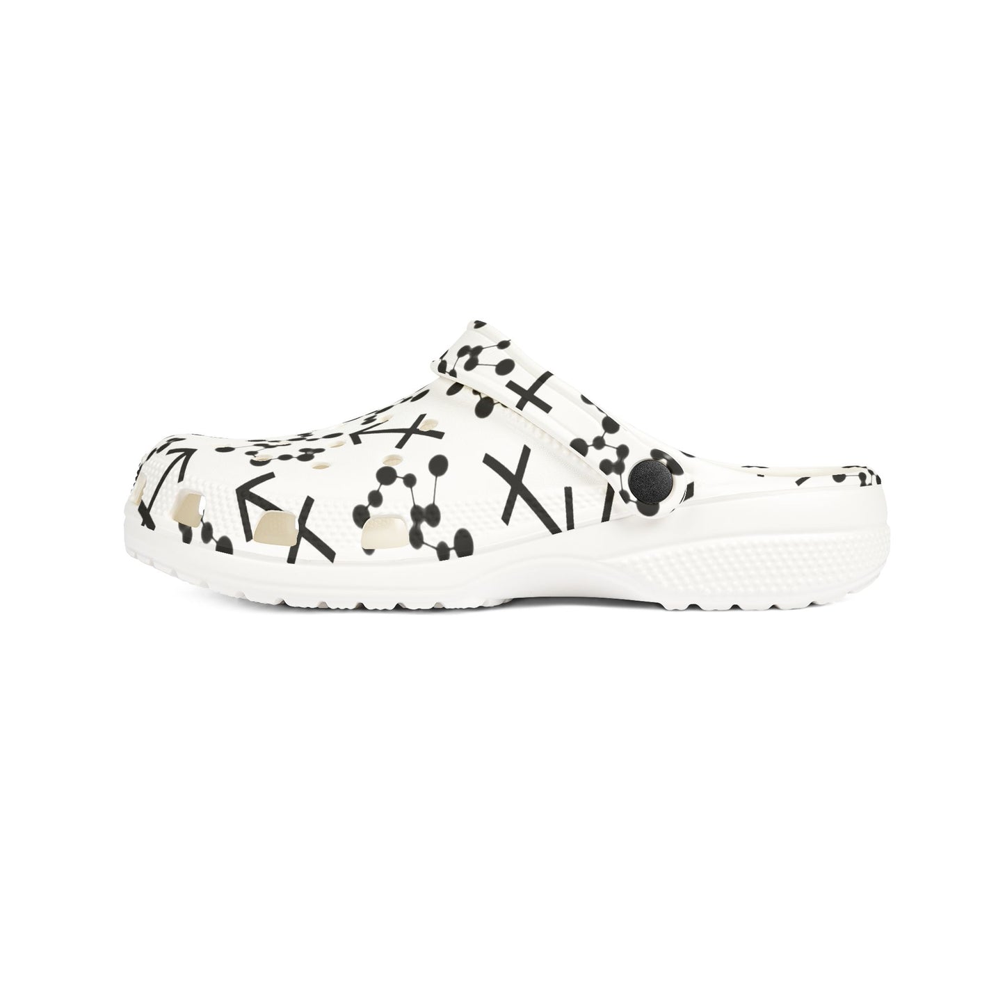 EVA Foam Rubber Shoes (AOP), Material 100% EVA, Sagittarius Zodiac Design