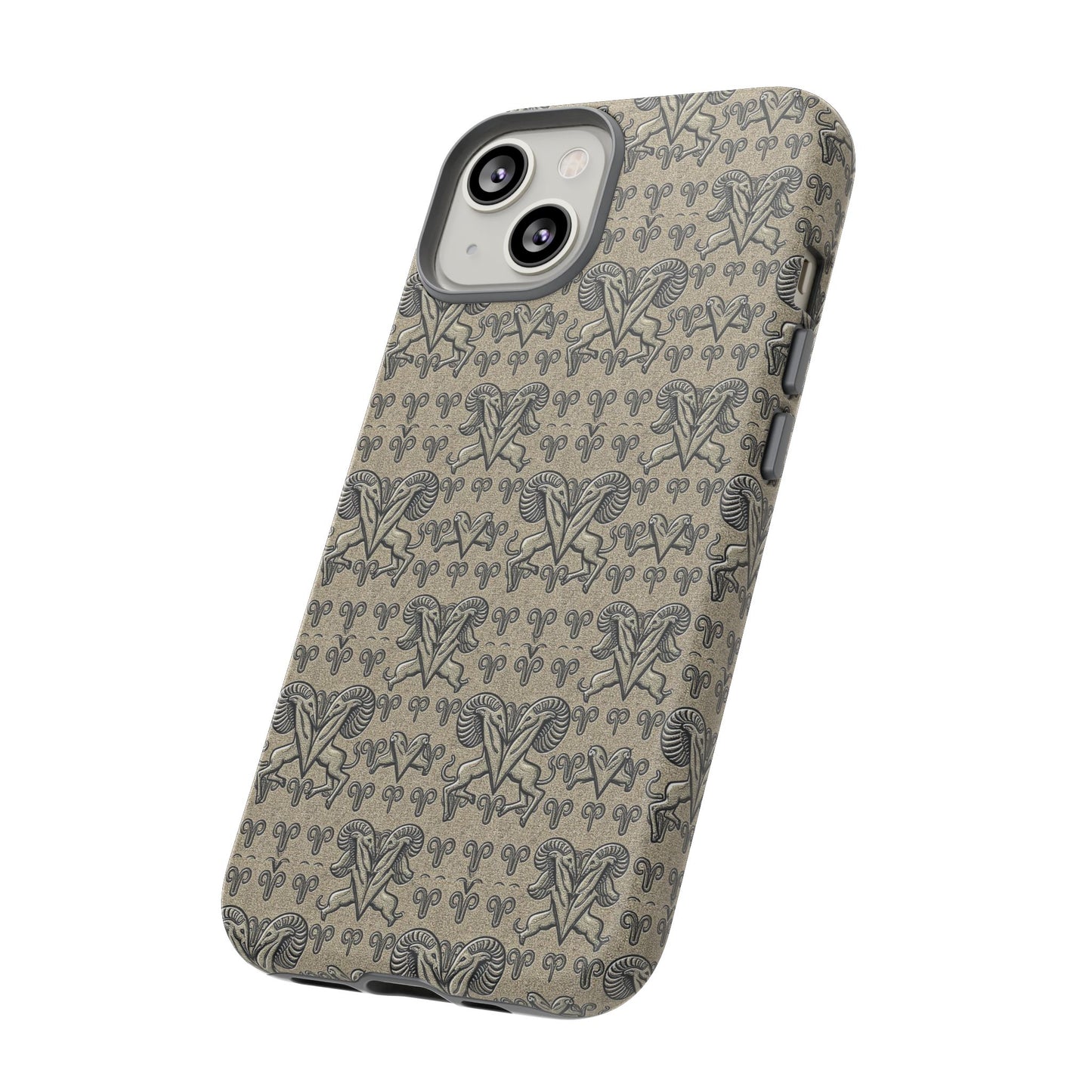 Tough Cases, Aries, Zodiac, Metal Pattern