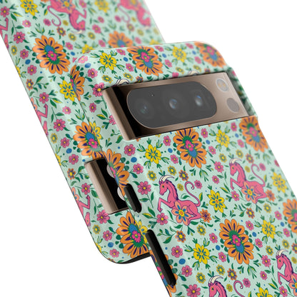 Tough Cases, Aquarius, Zodiac, Flower Pattern