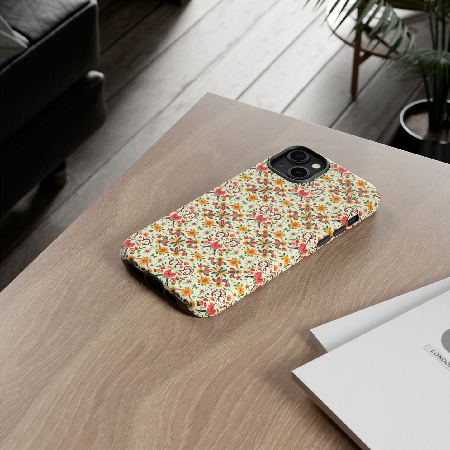 Tough Cases, Aries, Zodiac, Flower Pattern
