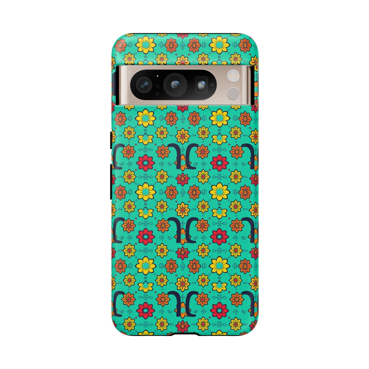 Tough Cases, Aquarius, Zodiac v2, Flower Pattern