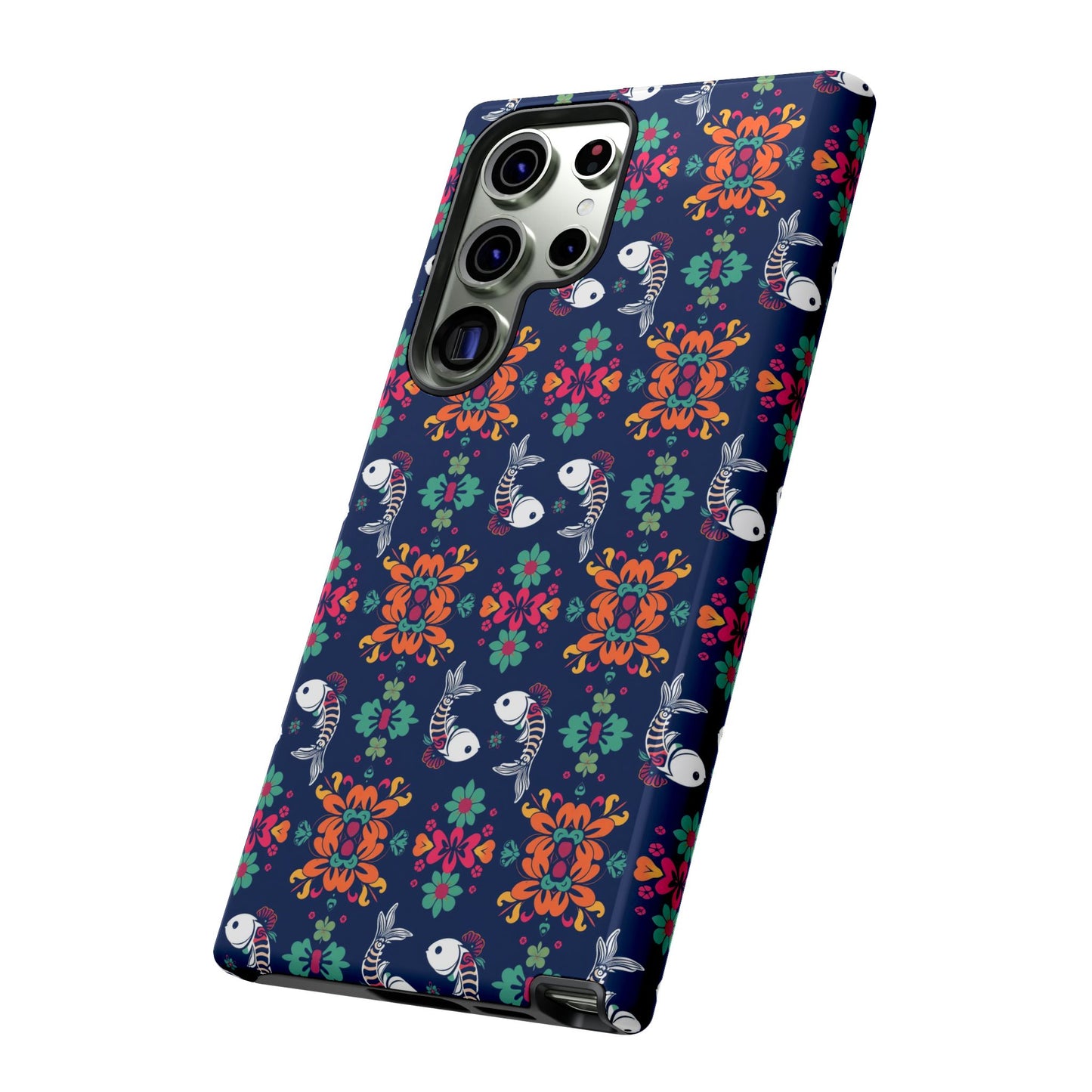 Tough Cases, Pisces, Zodiac, Flower Pattern