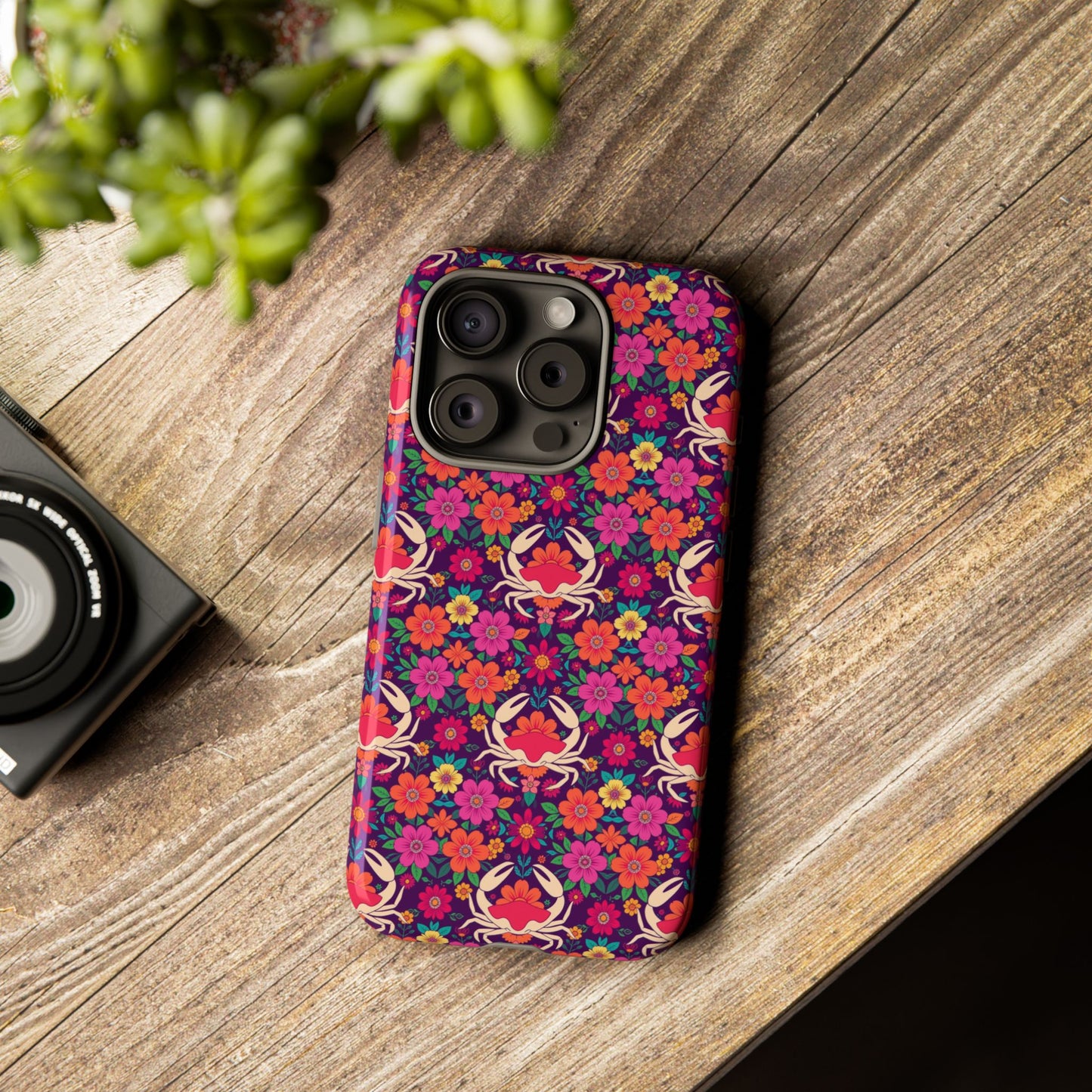 Tough Cases, Cancer, Zodiac v1, Flower Pattern