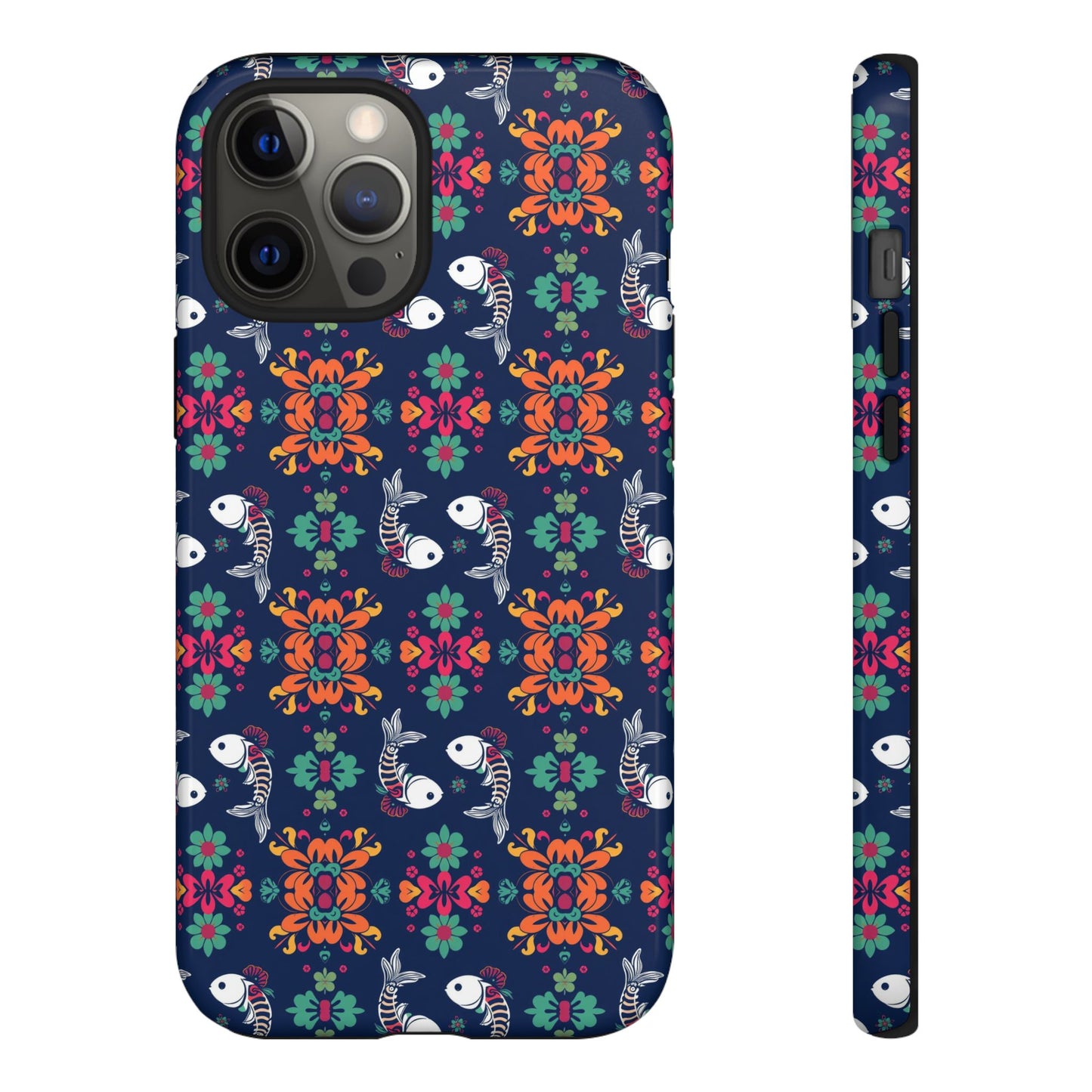 Tough Cases, Pisces, Zodiac, Flower Pattern