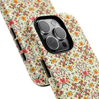Tough Cases, Aries, Zodiac, Flower Pattern