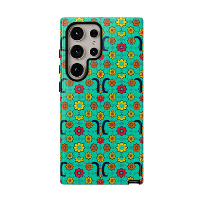 Tough Cases, Aquarius, Zodiac v2, Flower Pattern