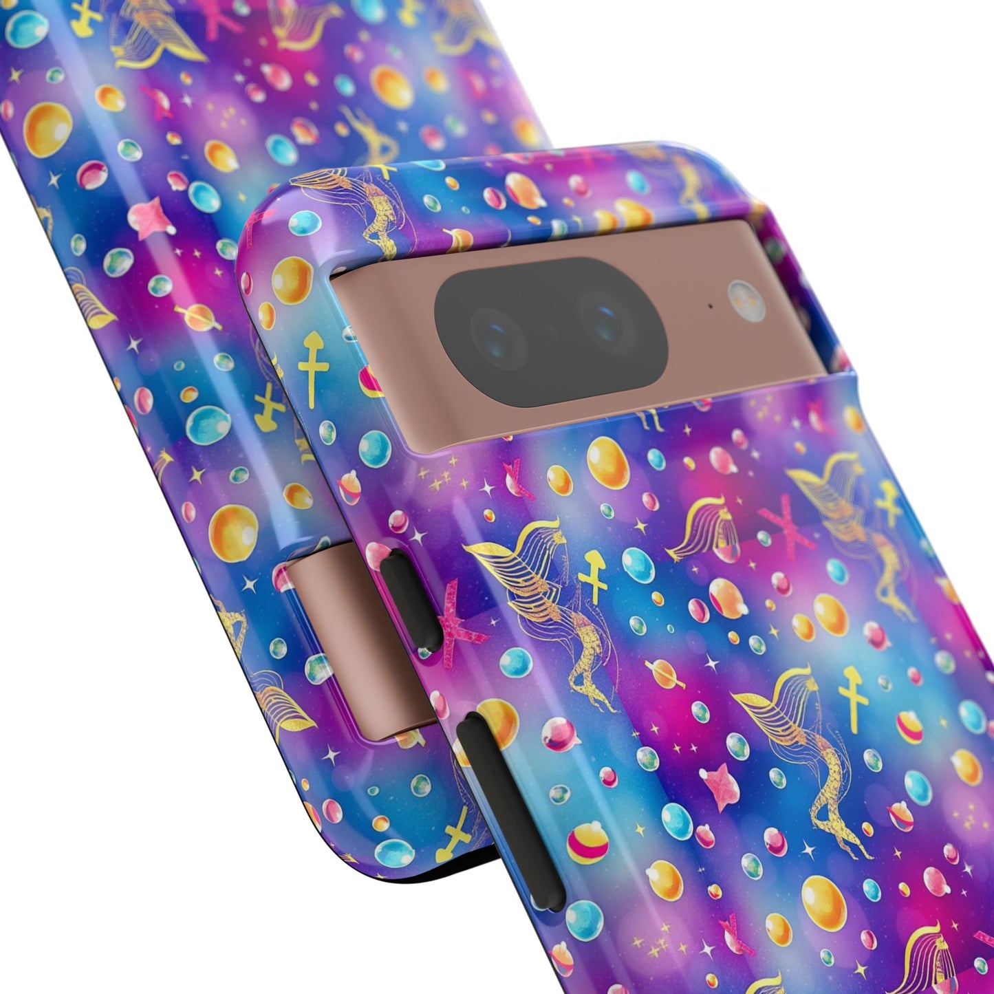 Tough Cases, Sagittarius, Zodiac v3, Bubble Pattern
