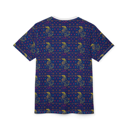 Unisex Cut & Sew T-Shirt, AOP, Aquarius, Zodiac, Pattern