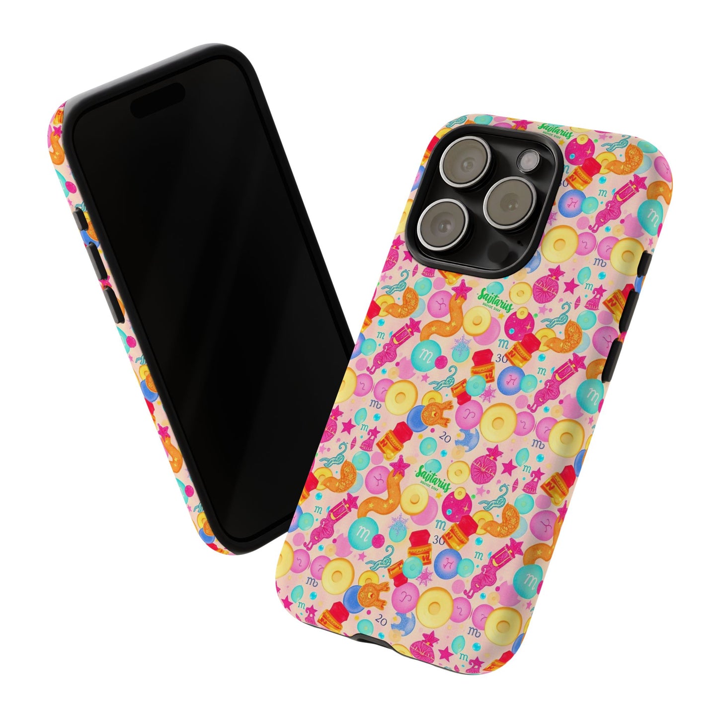 Tough Cases, Sagittarius, Zodiac v2, Bubble Pattern