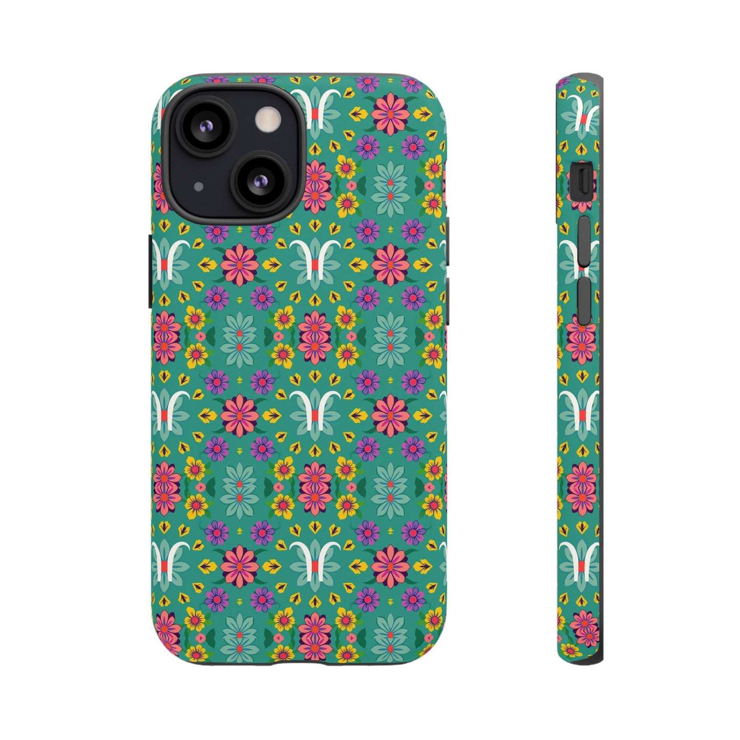Tough Cases, Aquarius, Zodiac v4, Flower Pattern