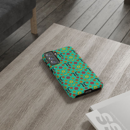 Tough Cases, Aquarius, Zodiac v2, Flower Pattern