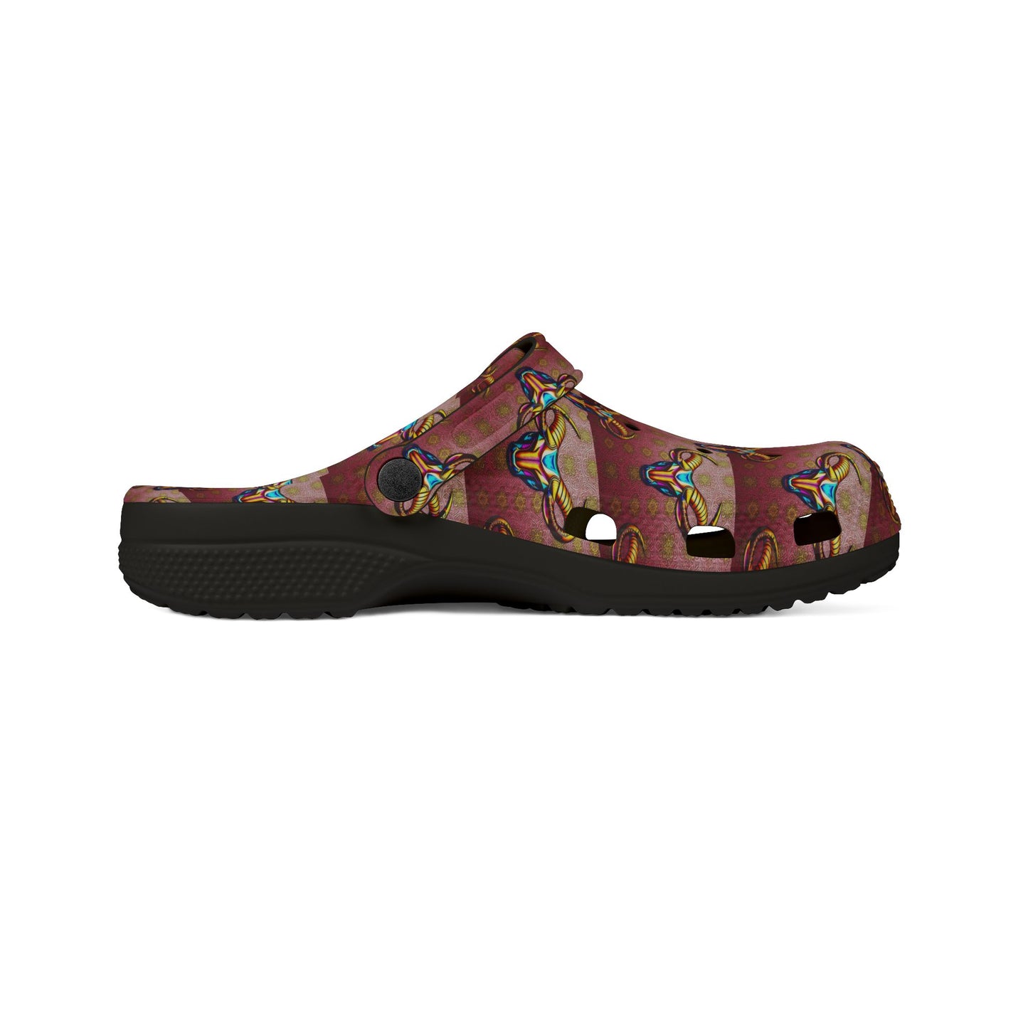 EVA Foam Rubber Shoes, (AOP), Taurus, Zodiac, Pattern