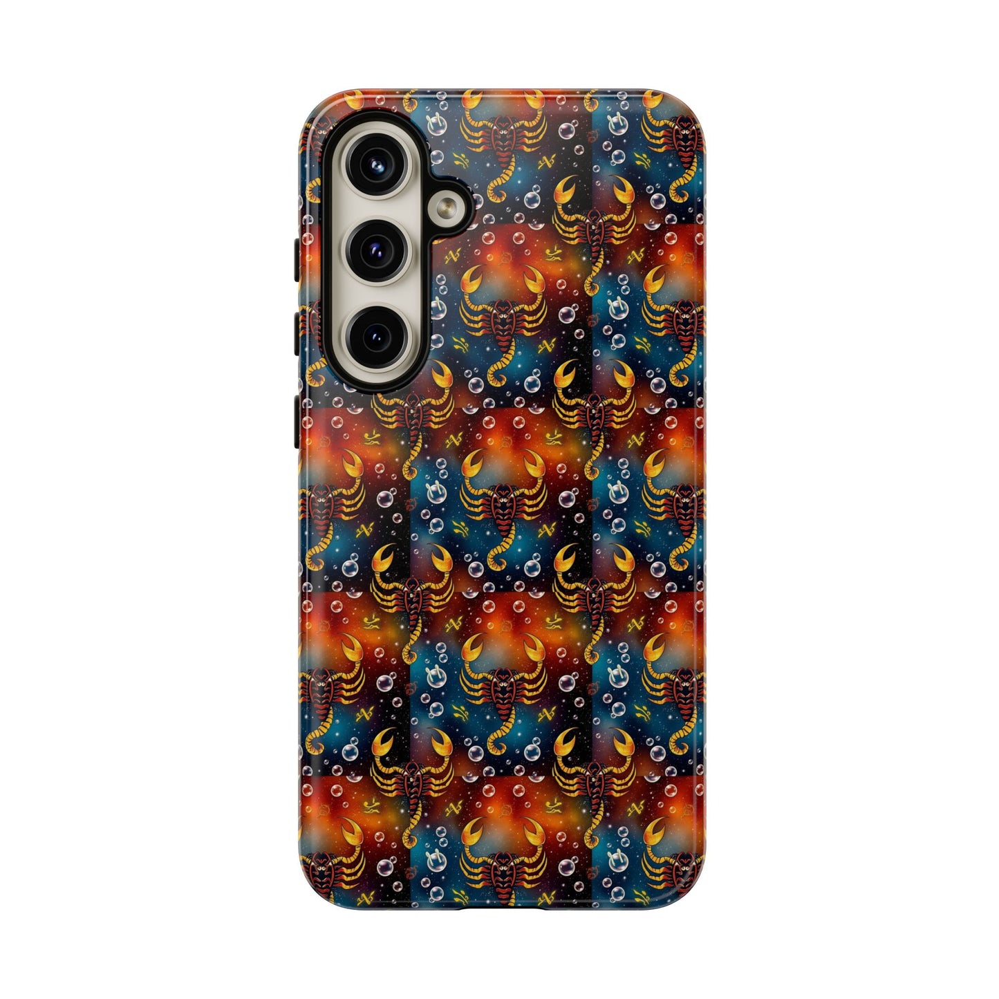 Tough Cases, Scorpio, Zodiac v2, Bubble Pattern