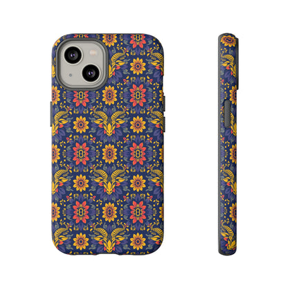 Tough Cases, Taurus, Zodiac v3, Flower Pattern