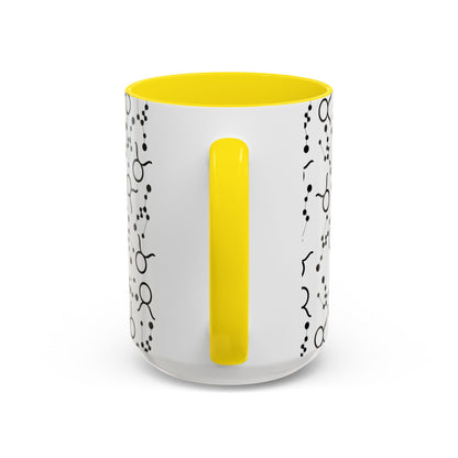 Accent Coffee Mug with the Taurus Zodiac sign (11, 15oz)