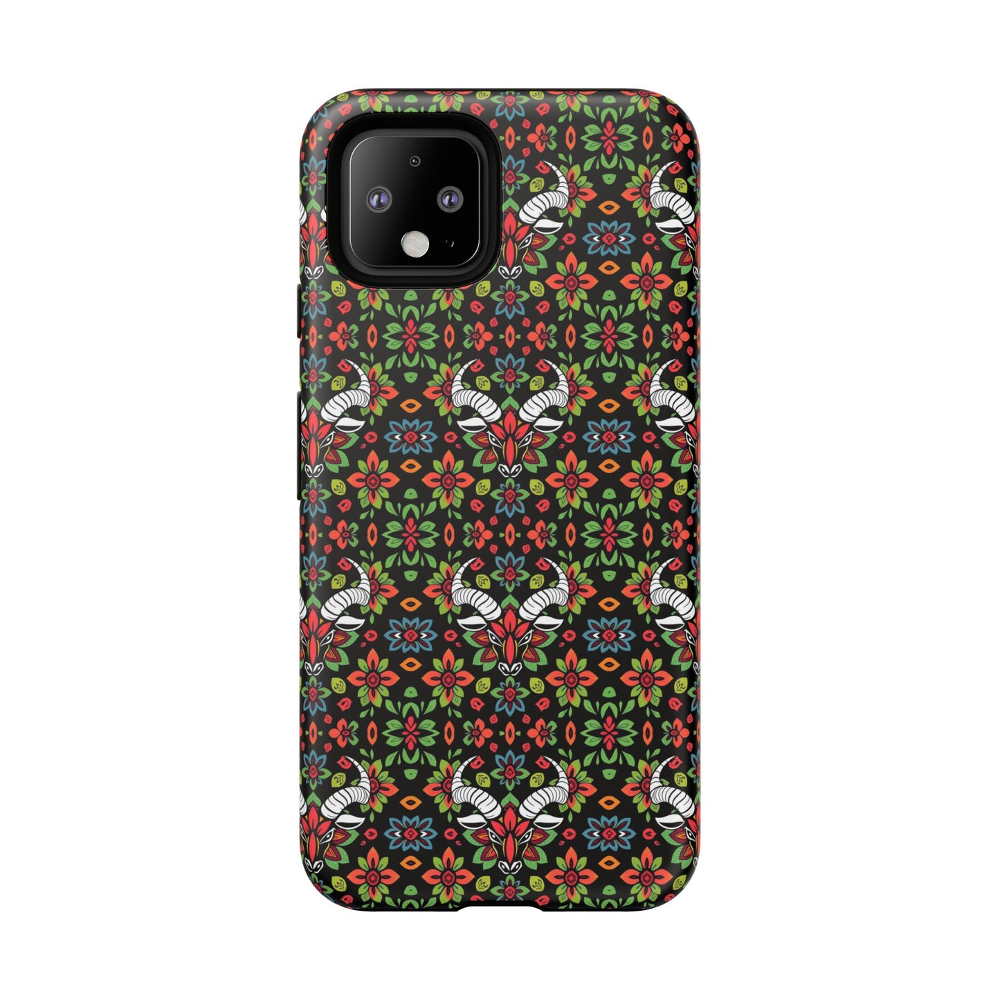 Tough Cases, Taurus, Zodiac v2, Flower Pattern