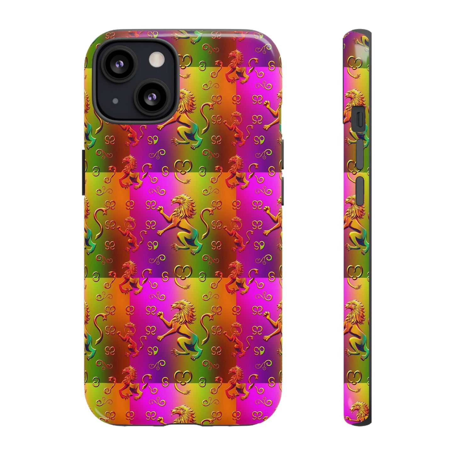 Tough Cases, Leo, Zodiac v1, Metal Pattern