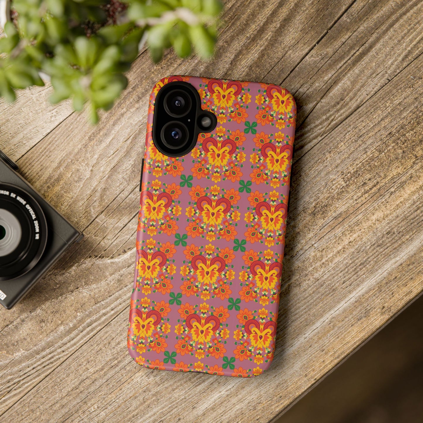 Tough Cases, Aries, Zodiac v1, Flower Pattern