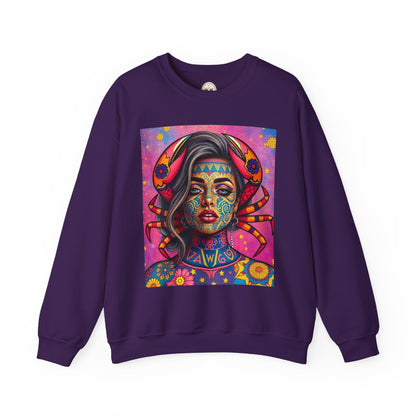 Unisex Heavy Blend™ Crewneck Sweatshirt, Cancer, Zodiac, Sexy Pattern