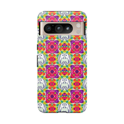 Tough Cases, Pisces, Zodiac v2, Flower Pattern