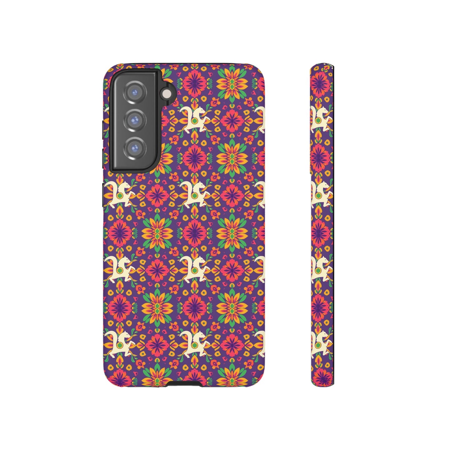 Tough Cases, Aquarius, Zodiac v1, Flower Pattern
