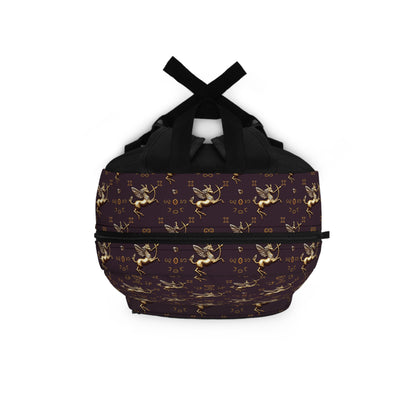 Backpack, Sagittarius, Zodiac, Metal Pattern