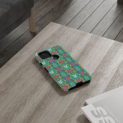 Tough Cases, Aquarius, Zodiac v4, Flower Pattern