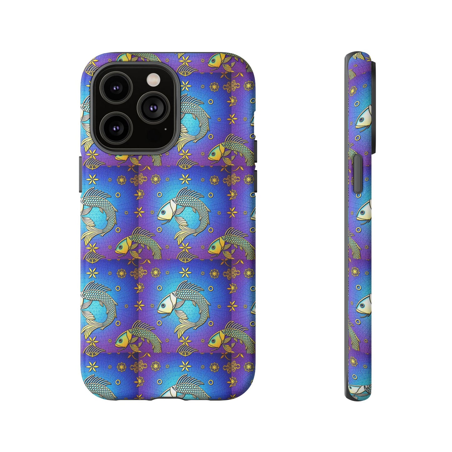 Tough Cases, Pisces, Zodiac v2, Metal Pattern