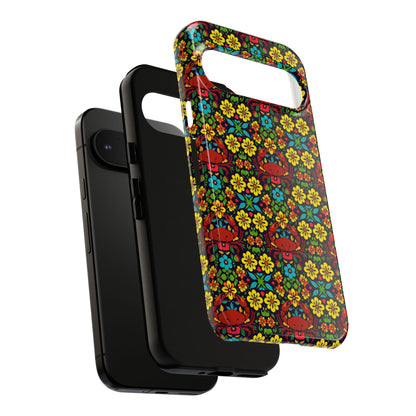 Tough Cases, Cancer, Zodiac v2, Flower Pattern