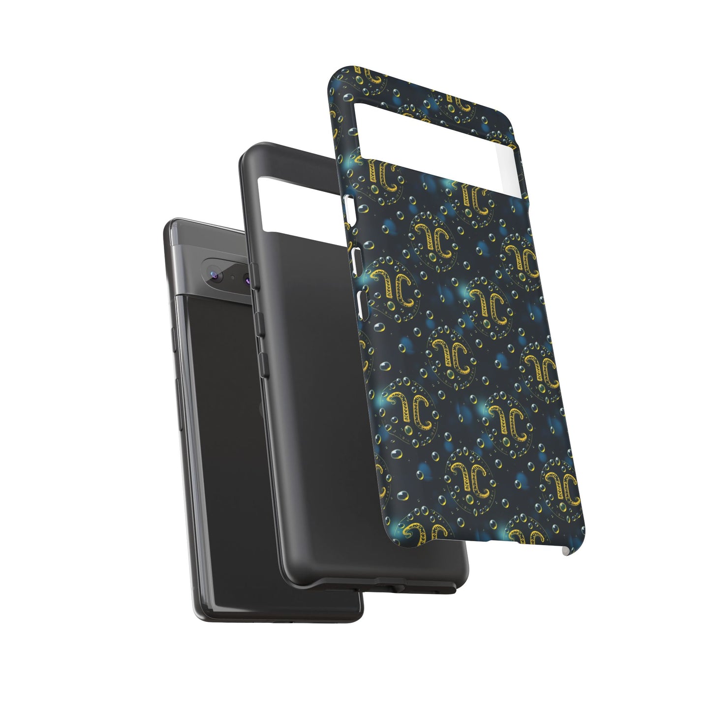 Tough Cases, Aquarius, Zodiac v2, Bubble Pattern