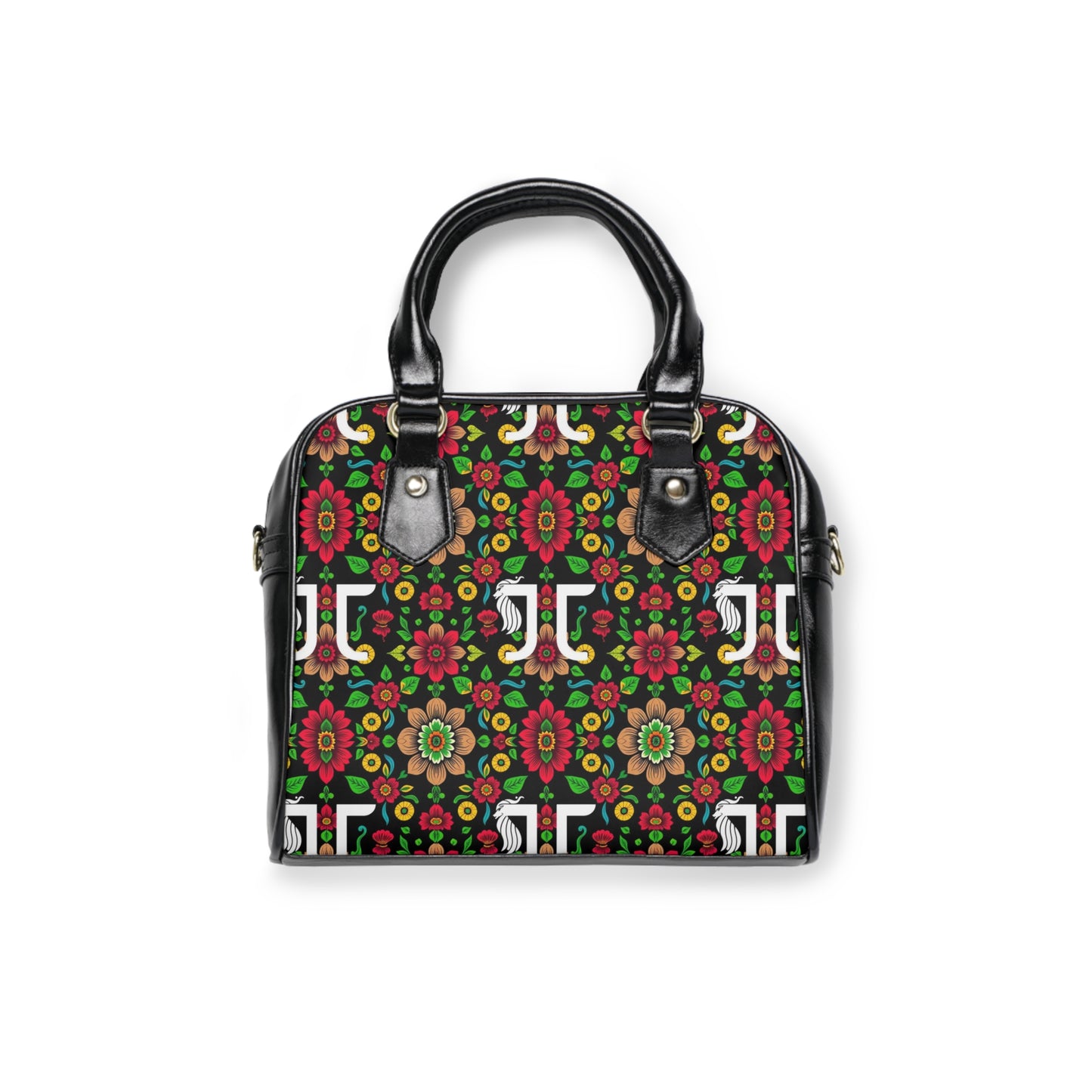 Shoulder Handbag, Gemini, Zodiac, Flower Pattern