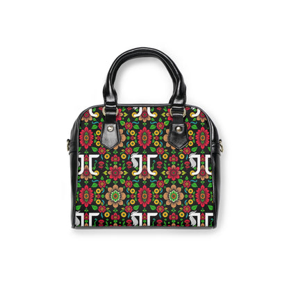 Shoulder Handbag, Gemini, Zodiac, Flower Pattern
