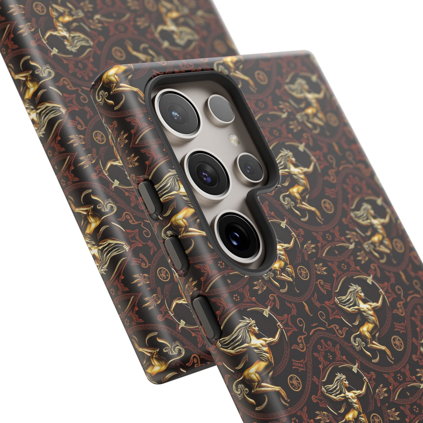 Tough Cases, Sagittarius, Zodiac, Metal Pattern