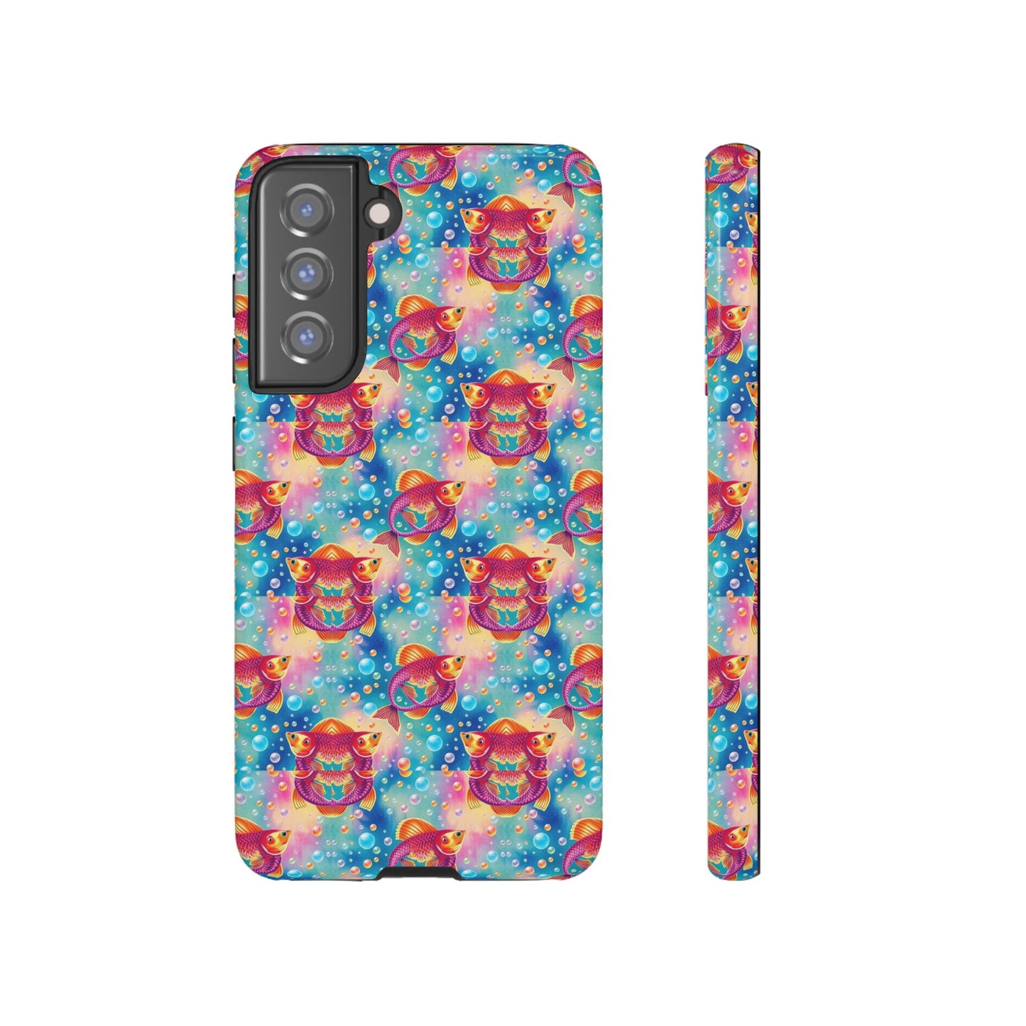 Tough Cases, Pisces, Zodiac v1, Bubble Pattern