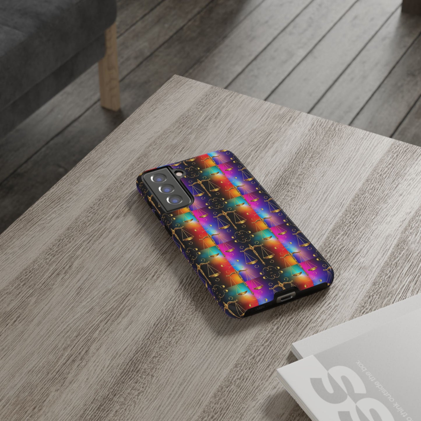 Tough Cases, Libra, Zodiac v1, Metal Pattern