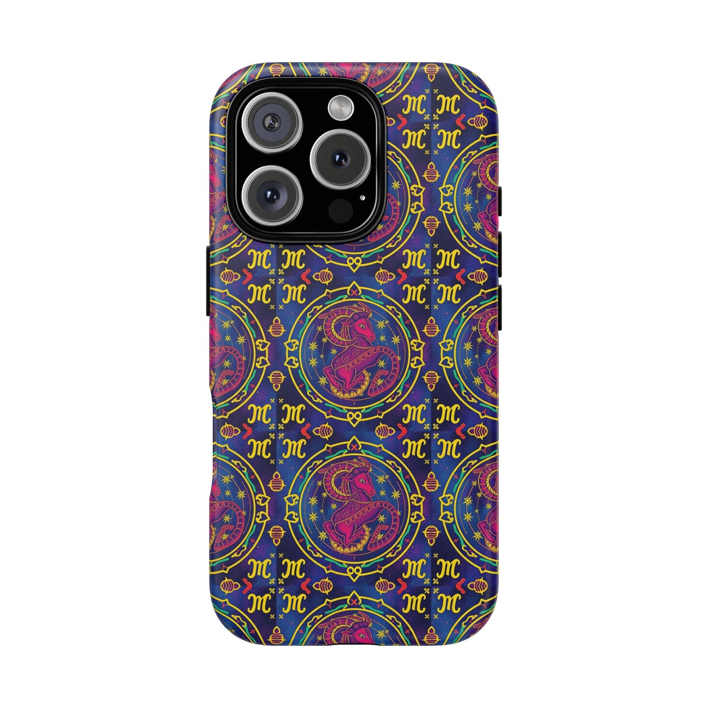 Tough Cases, Capricorn, Zodiac, Metal Pattern
