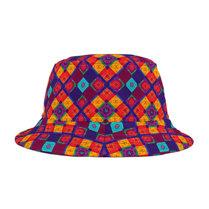Bucket Hat, (AOP), Virgo, Zodiac Shape Pattern