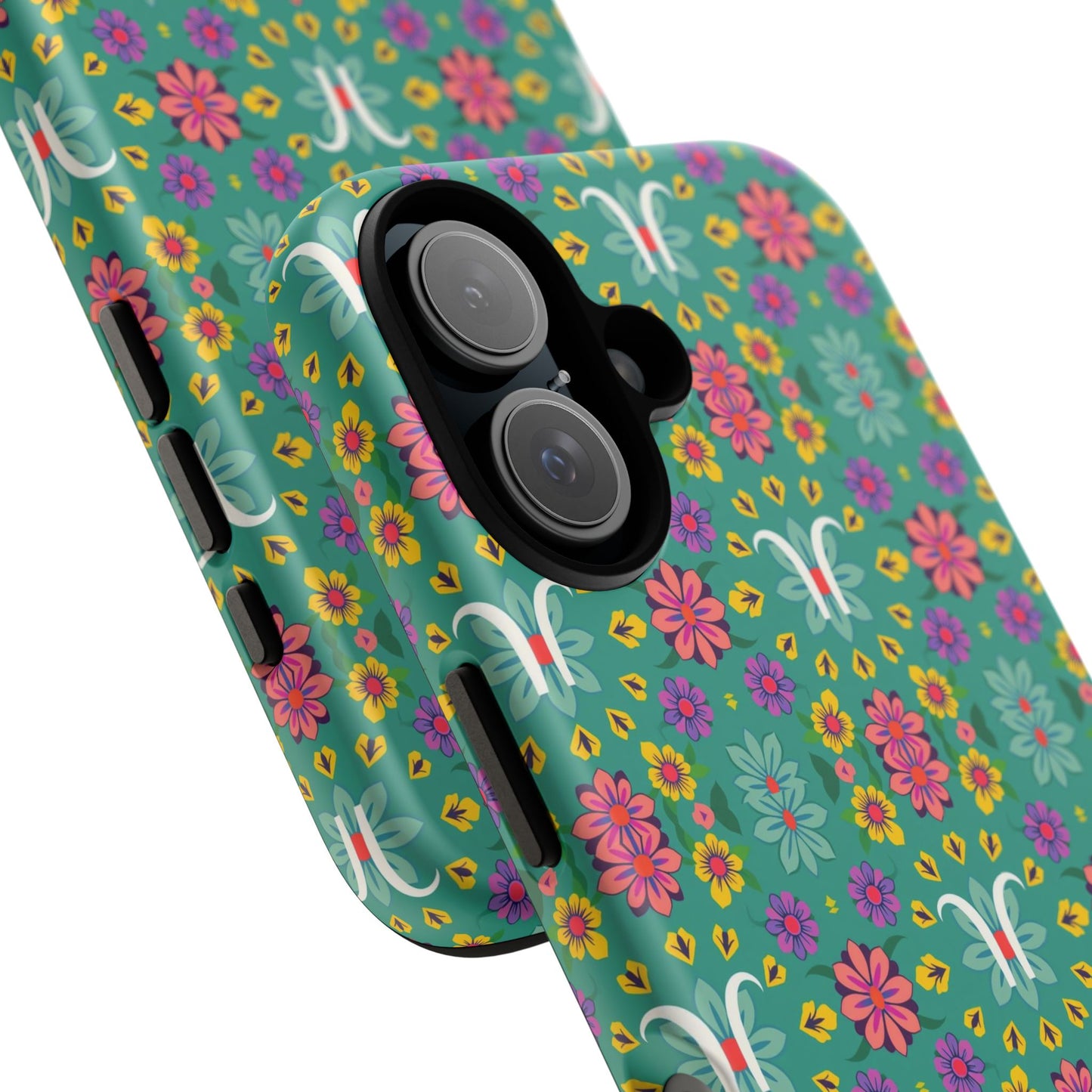 Tough Cases, Aquarius, Zodiac v4, Flower Pattern