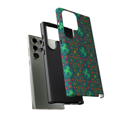 Tough Cases, Leo, Zodiac v3, Flower Pattern