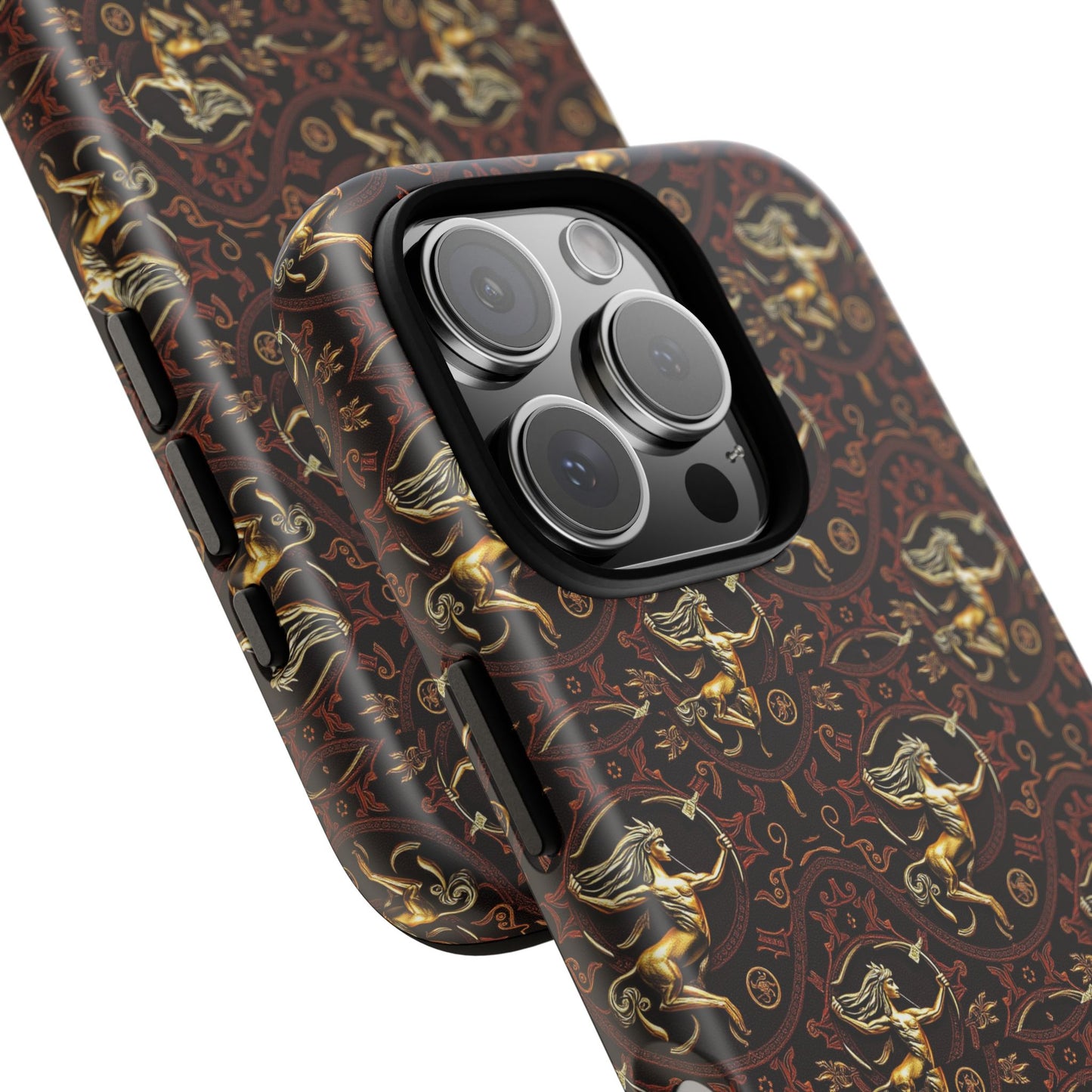 Tough Cases, Sagittarius, Zodiac, Metal Pattern