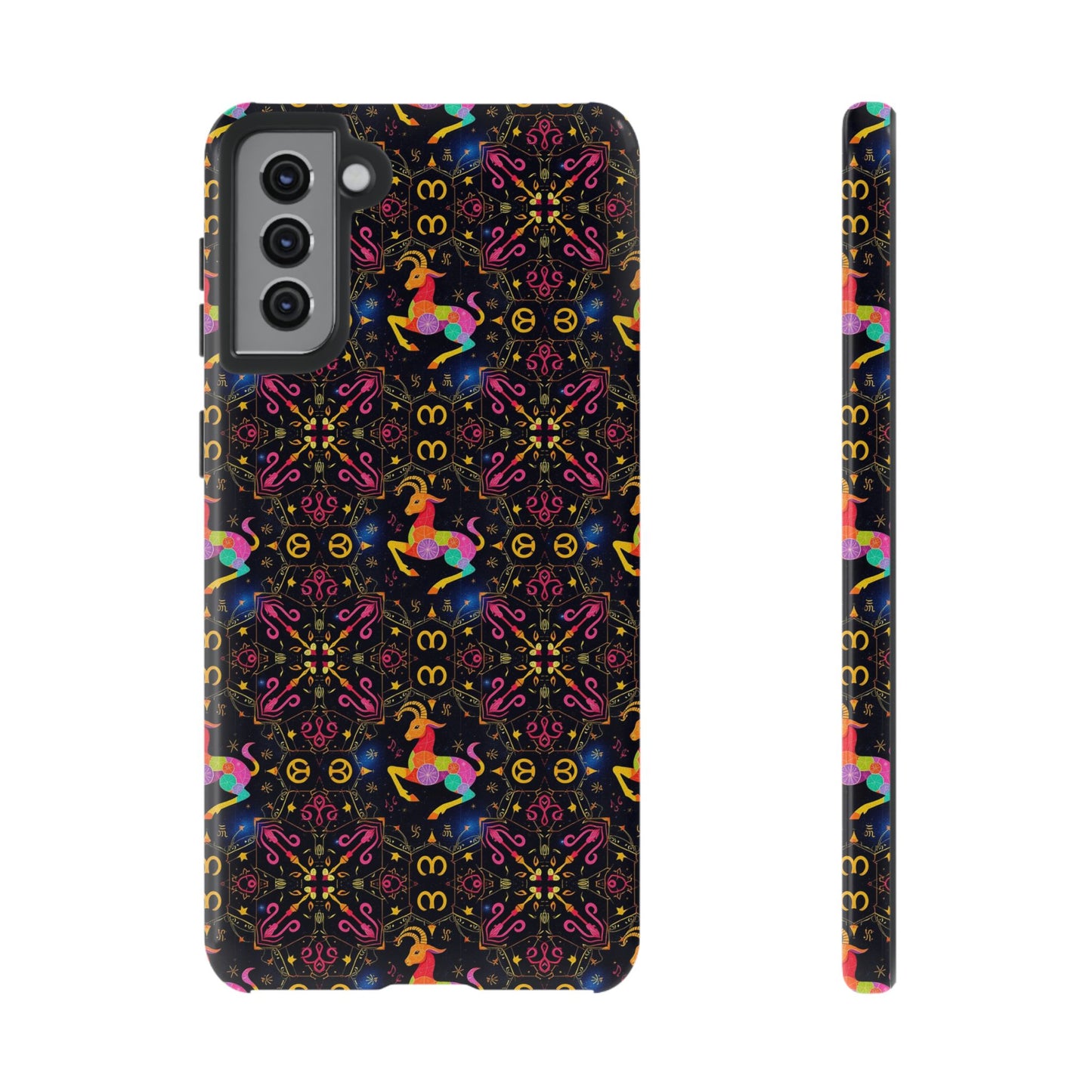Tough Cases, Capricorn, Zodiac v2, Metal Pattern