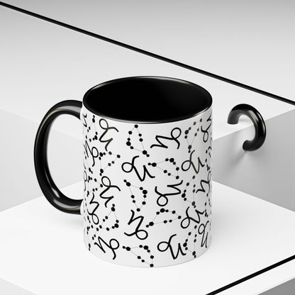 Accent Coffee Mug with the Capricorn sign (11, 15oz)