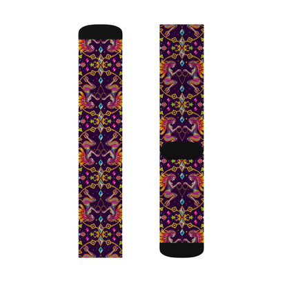 Sublimation Socks, Gemini, Zodiac v2, Jewel Pattern