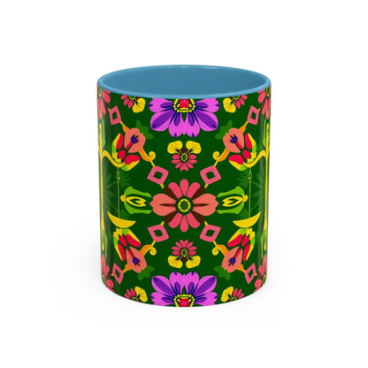 Accent Coffee Mug, Libra, Zodiac, Flower Pattern, (11, 15oz)