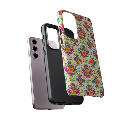 Tough Cases, Cancer, Zodiac v3, Flower Pattern